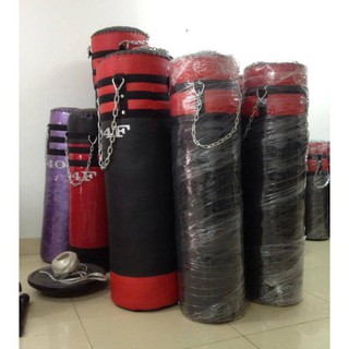 Bao cát đấm bốc cao 90 cm (Đen, đỏ)