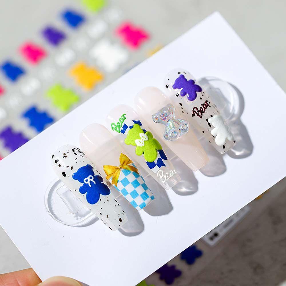 Miếng Dán Trang Trí Móng Tay 5D Phong Cách Nhật Bản Độc Đáo