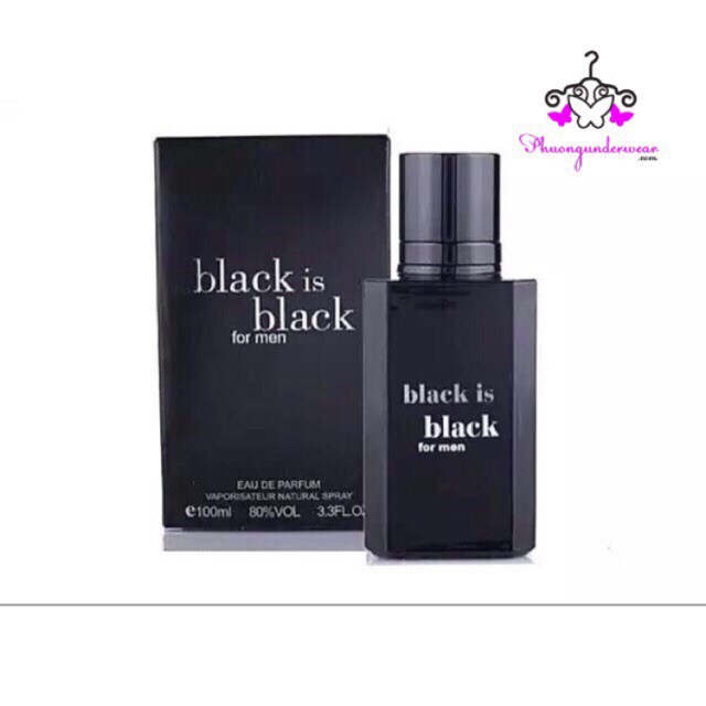 💝 [ Nước hoa chính hãng] Nước hoa nam sellion Black is Black - bền mùi 6 giờ 2020 Có Bill