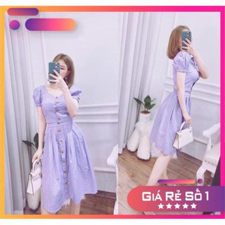 Sét đũi áo cúc dọc + chân váy