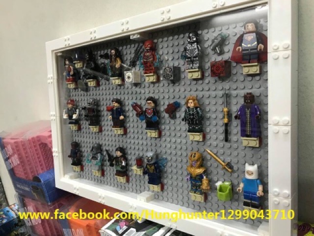 Hộp trưng bày Minifigures nhân vật lego kiểu khung tranh ( giá không bao gồm minifigures )