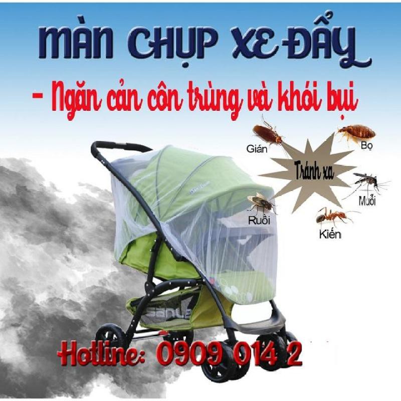 [FREESHIP] MÀN CHE XE ĐẨY CHỐNG MUỖI, BỤI CHO BÉ