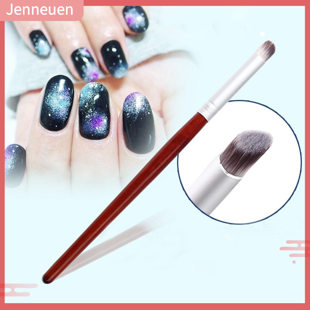 Cọ Vẽ Móng Nghệ Thuật Tay Cầm Gỗ Màu Gradient