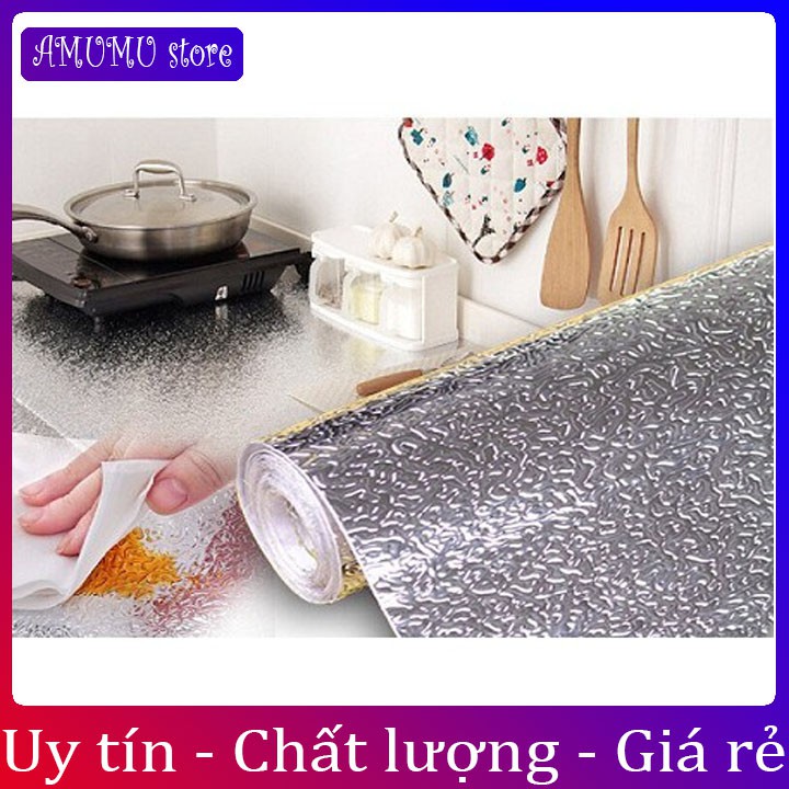 GIẤY BẠC DÁN NHÀ BẾP CHỐNG THẤM, CHỐNG BÁM BẨN ĐA NĂNG 61*10m