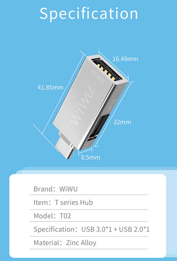 Bộ Chia Cổng Usb 3.0 Tốc Độ Cao Cổng Type-C Hub Usb 3.0