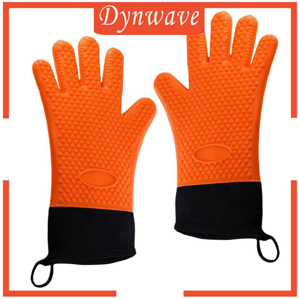 [DYNWAVE] Kitchen Oven Gloves Anti-scalding Mitts for Baking Barbecue Cooking Grilling