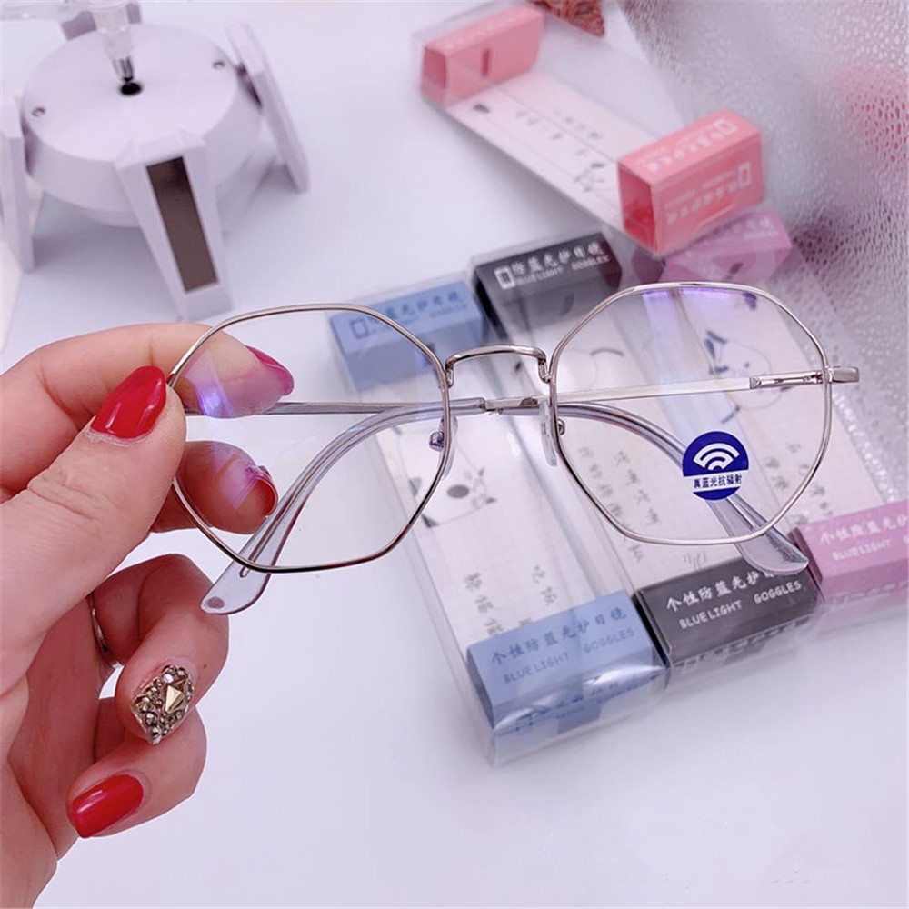 OKDEALS Classic Retro Metal Octagon Anti Blue light Anti-blue Glasses