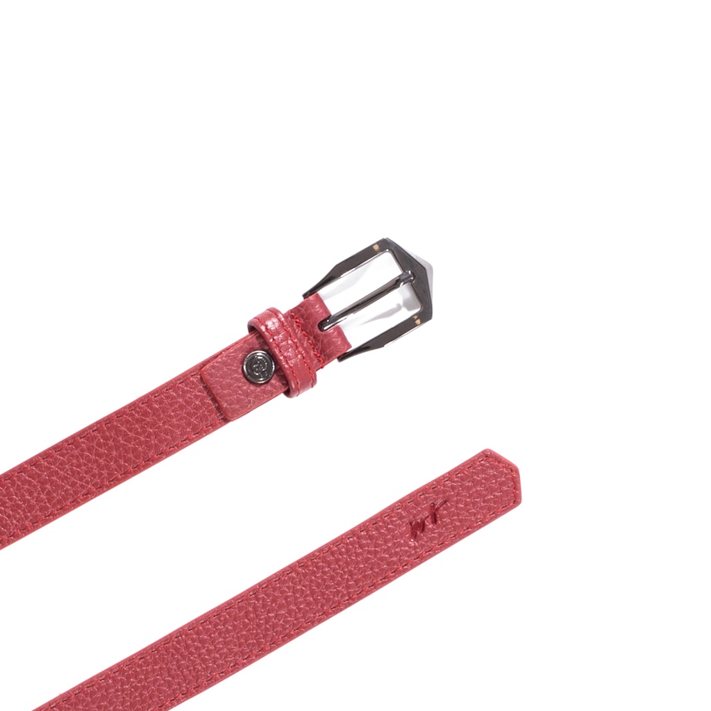 Thắt Lưng Nữ Da Bò Cao Cấp Khóa Đen Màu Đỏ, Vàng, Nâu, Xanh, Trắng WT Leather 193121203, 193122506, 193123901