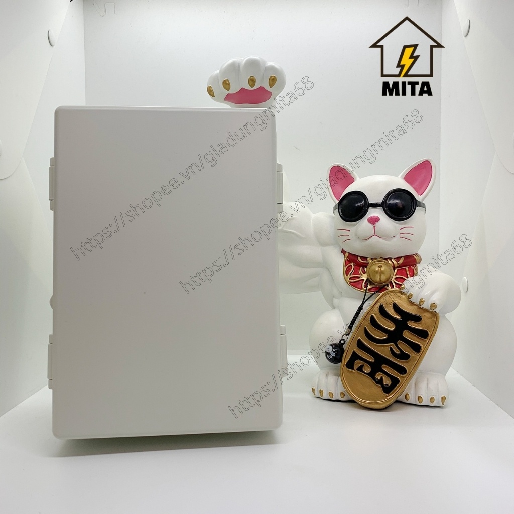 Tủ điện nhựa ngoài trời Lioa JL-00C (loại lớn) &amp; JL-00B (loại nhỏ) - Tủ điện chống nước - Hộp Kỹ Thuật LiOA - MITA