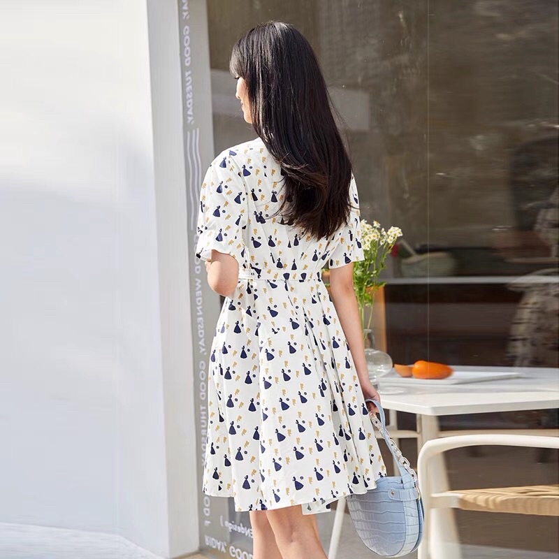 Đầm hoạ tiết công chúa Eifini