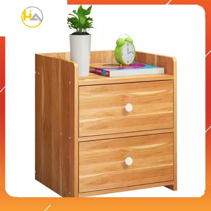 Hộc Tủ Đầu Giường, Kệ Tủ Đầu Giường Gỗ Ép MDF 2 Ngăn Kéo, Nhỏ Gọn Siêu Tiện Dụng Cho Căn Phòng Của Bạn