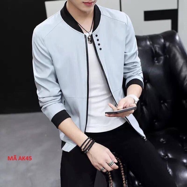 Áo khoác kaki 5 nút dọc