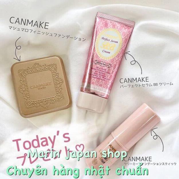 (SALE425k-> 280k)Kem Nền Perfect Serum BB Cream hẵng Canmake Tokyo Nhật Bản