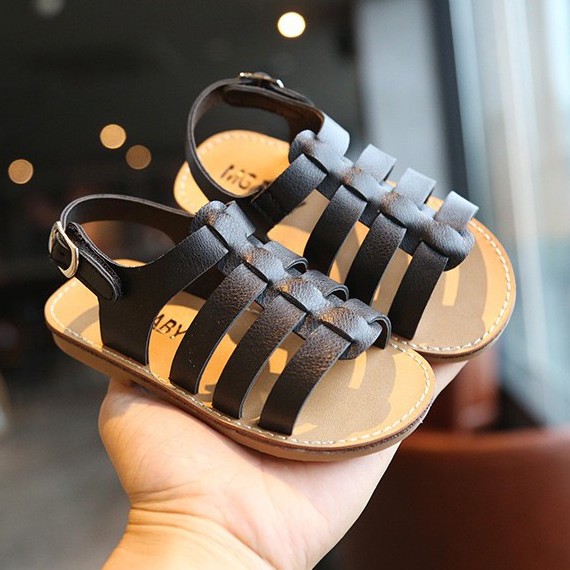 [G023] Dép sandal 4 quai da sz 21-30