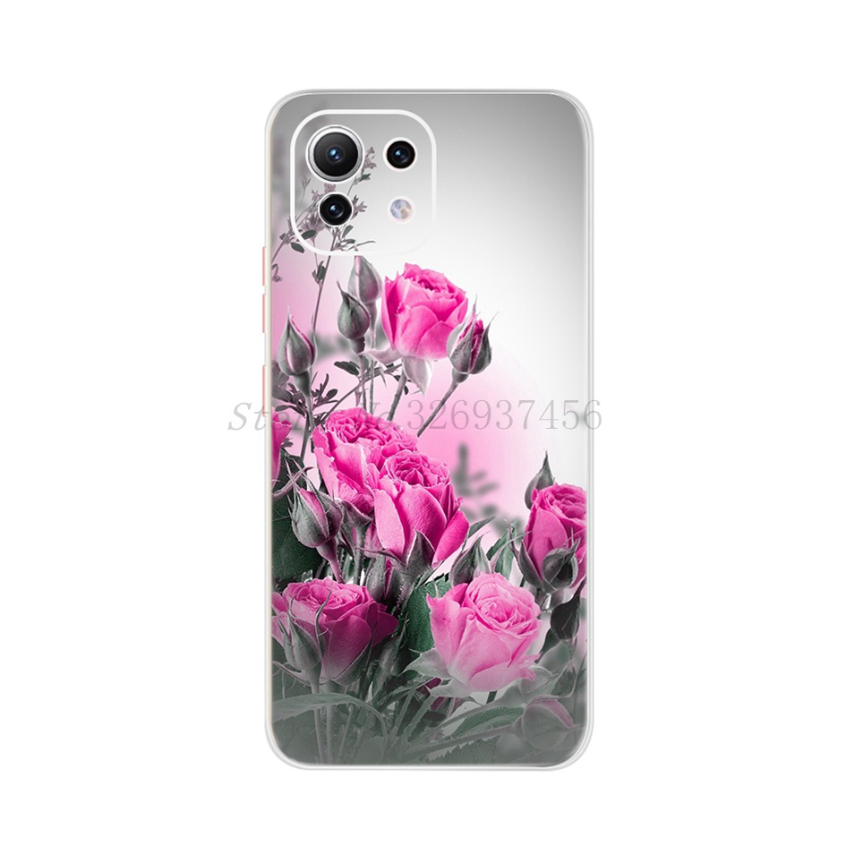 Ốp Điện Thoại Mềm Viền Khung Cho Xiaomi Mi 11 Lite 5G Mi11 Lite 4G 5G Funda Coque Xiomi 11 Lite NE 5G
