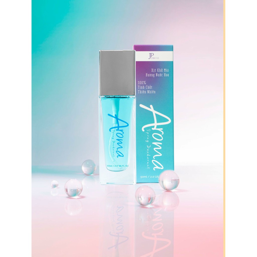 Xịt Khử Mùi AROMA 50ml - Làm Sạch Vùng Nách, Giúp Vùng Nách Khô Thoáng, Hương Nước Hoa Nhẹ Nhàng, Lưu Hương Lâu