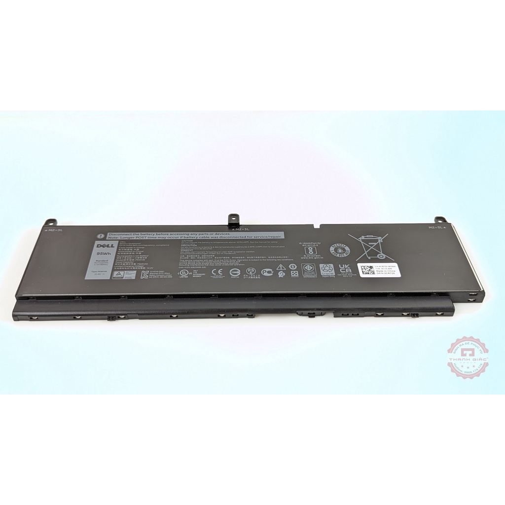 Pin Laptop Dell PKWVM 95Wh Thay Thế Cho Dell Precision 7550 7650 7750 7760 - Bảo Hành 6 Tháng