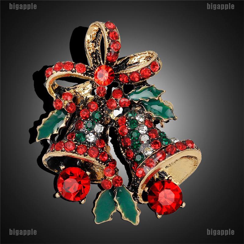 Ghim cài áo hình chuông giáng sinh đáng yêu