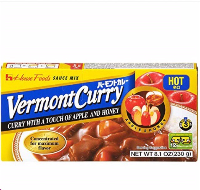 Viên Xốt Cà Ri Cô Đặc Cay Vermont House Foods 230g/ 115g