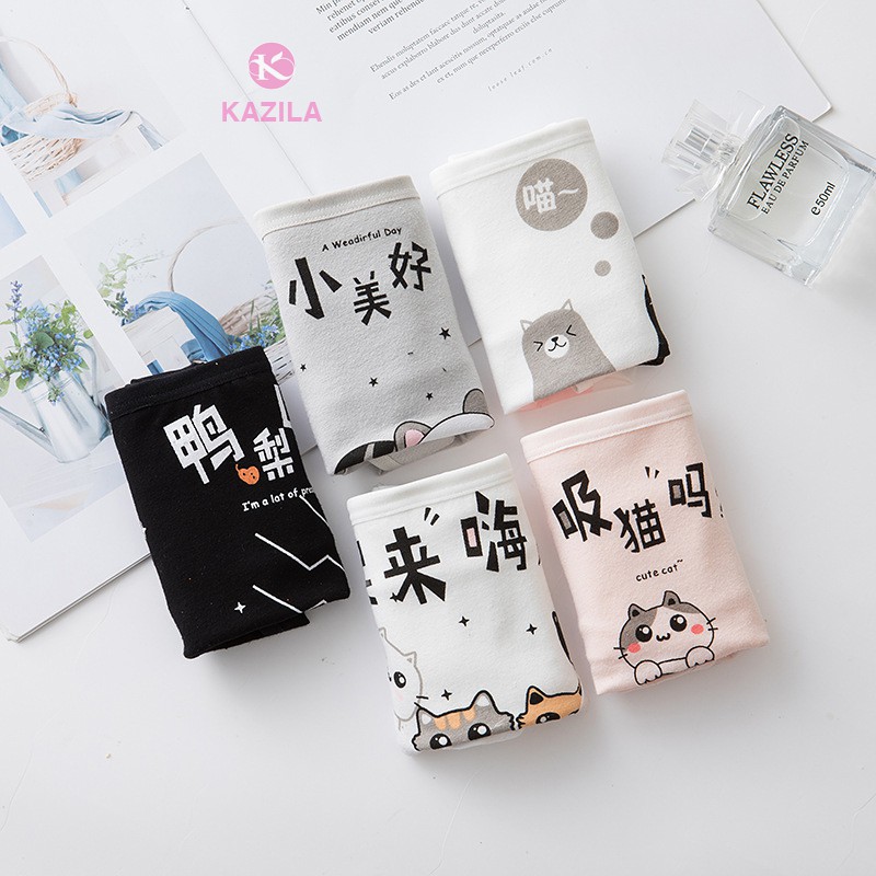 [Mã WASTDEP giảm 5K đơn bất kì] Quần lót Teen nữ dễ thương hình động vật, Quần lót nữ cotton kháng khuẩn Kazila QLT5 | BigBuy360 - bigbuy360.vn