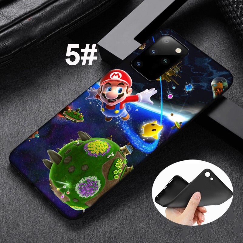 Samsung Galaxy S10 S9 S8 Plus S6 S7 Edge S10+ S9+ S8+ Soft Silicone Cover Phone Case Casing MD70 Super Mario