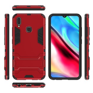 Ốp lưng Vivo Y91 - Ốp chống sốc Iron Man 2 lớp bảo vệ máy - chân chống lưng máy tiện lợi