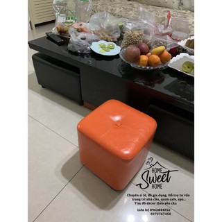 Ghế đôn sofa bọc da cao cấp