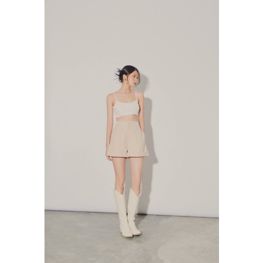 WHITELAZZ | Quần shorts lưng cao ống rộng - Ross Shorts