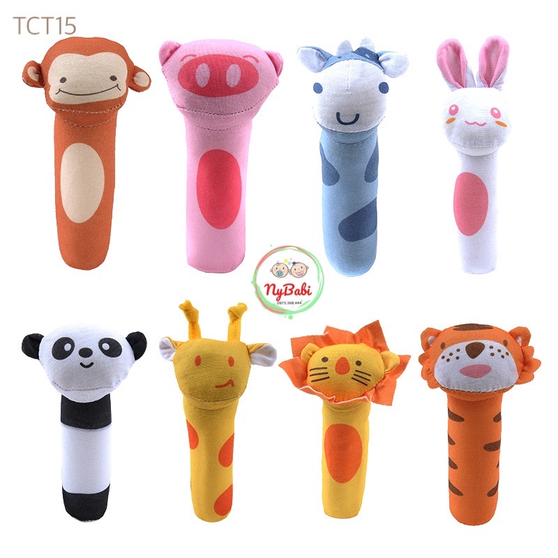 Đồ Chơi Chút Chít Thú Bông Cầm Tay Cho Bé  TCT33