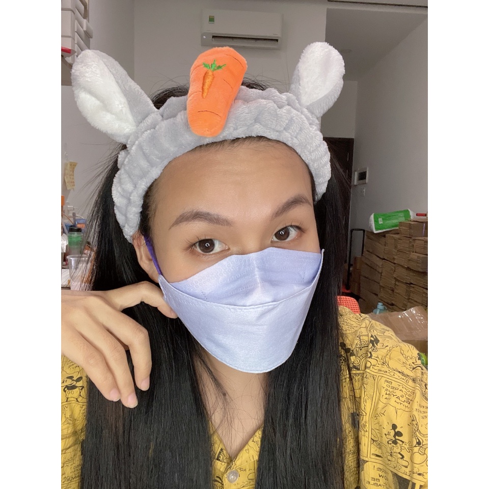 Băng Đô Rửa Mặt Họa Tiết Hoạt Hình Phong Cách Hàn Quốc Thời Trang Dành Cho Nữ