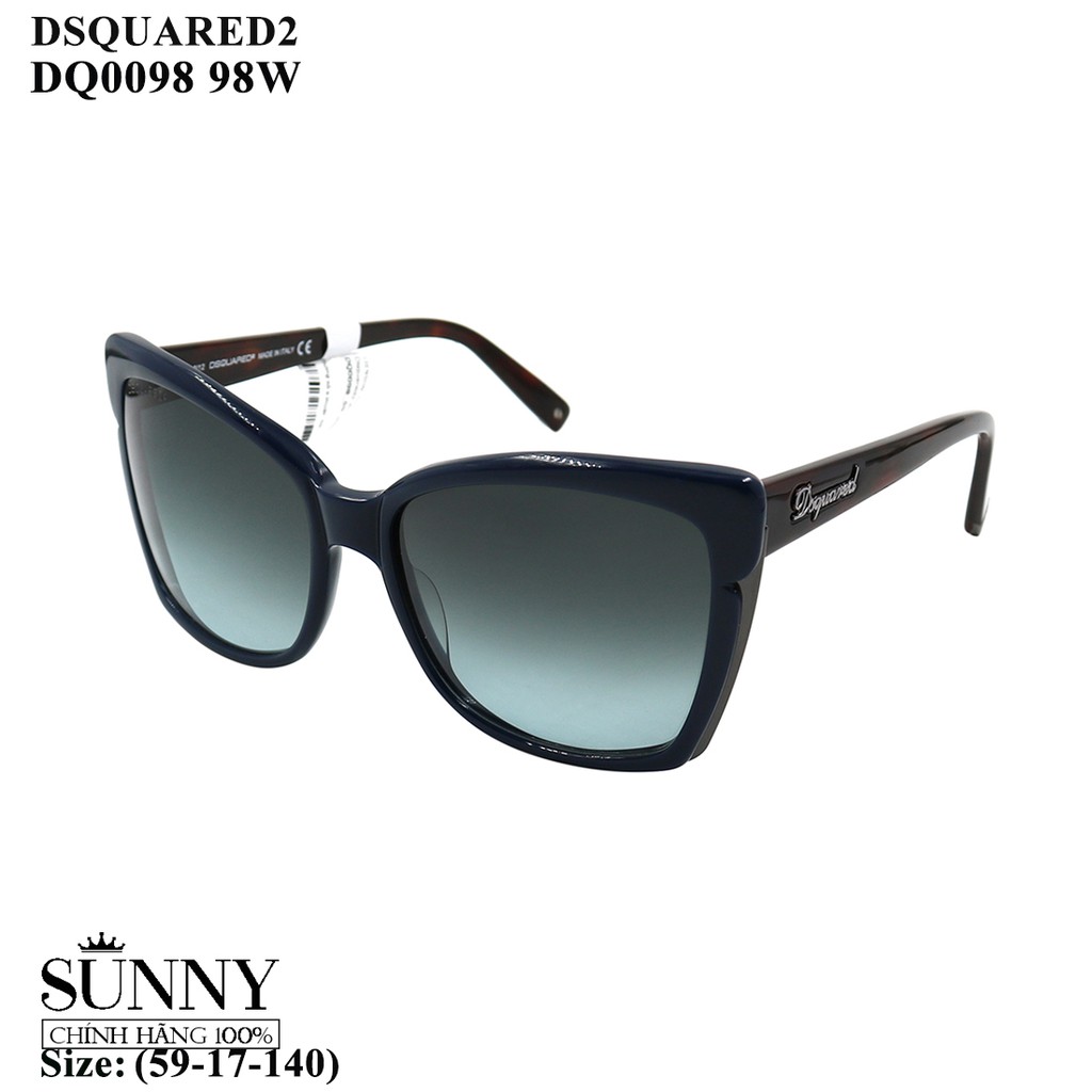 (Hàng chính hãng) Kính mát nam nữ Dsquared2 DQ0098 màu sắc thời trang