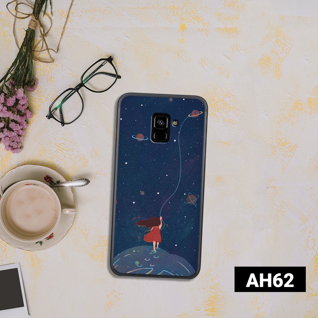 Ốp lưng Samsung Galaxy A6 2018 A6 Plus A8 2018 A8 Plus in hình vũ trụ