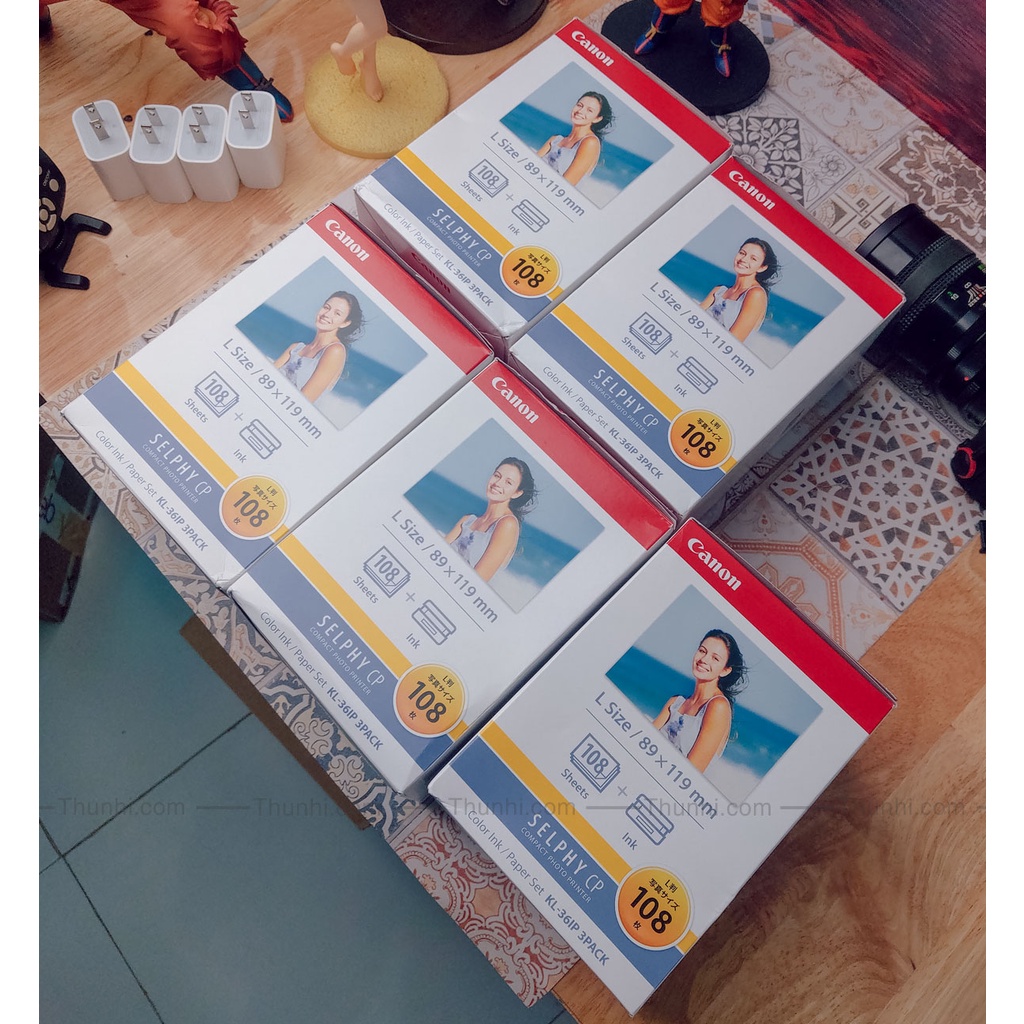 Giấy in ảnh Canon Selphy size L, Giấy in ảnh KL-36IP cho máy nội địa Nhật