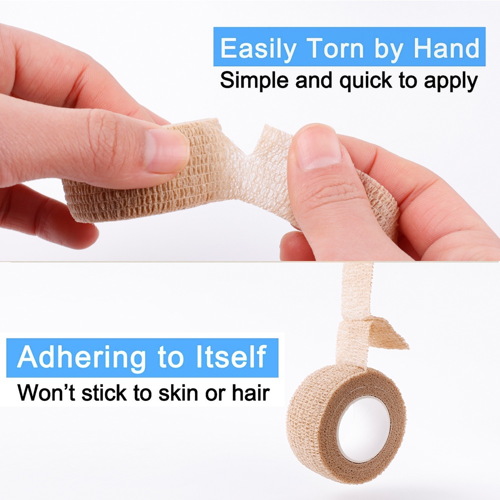 Phụ kiện băng quấn y tế tự dính co giãn tiện dụng