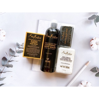 Xà phòng đen giảm mụn lưng Shea Moisture SheaMoisture African Black Soap 230g