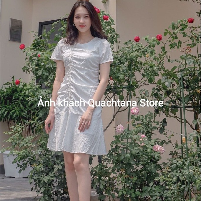 Đầm nhún đuôi cá (có 3 màu, ảnh thật)
