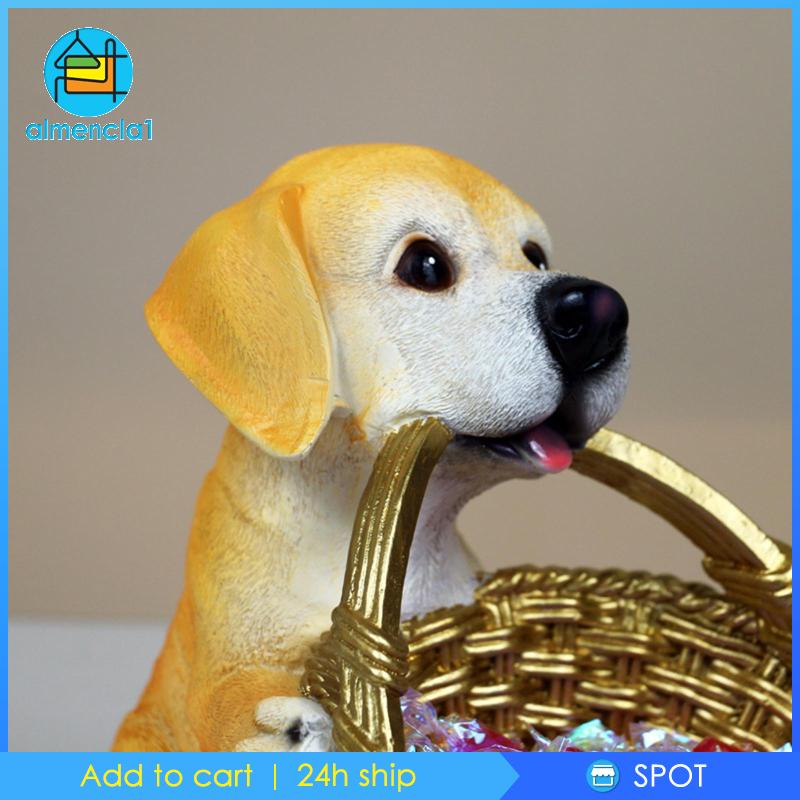 Giỏ Đựng Đồ Dùng Văn Phòng / Đồ Dùng Hình Chú Chó Để Bàn Trang Trí