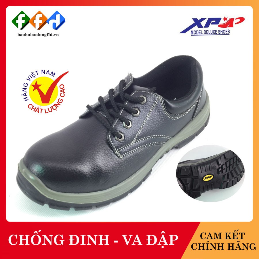 Giày Bảo Hộ Lao Động Nam XP DL- 01(Chữ Vàng), giày đa năng, chống dầu nhớt, trơn trượt  [FFD]