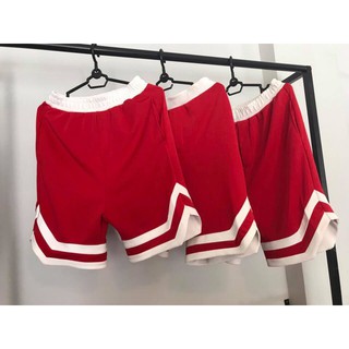 UNISEX - SHORT 2V ĐỎ - SHORT DOUBLE V