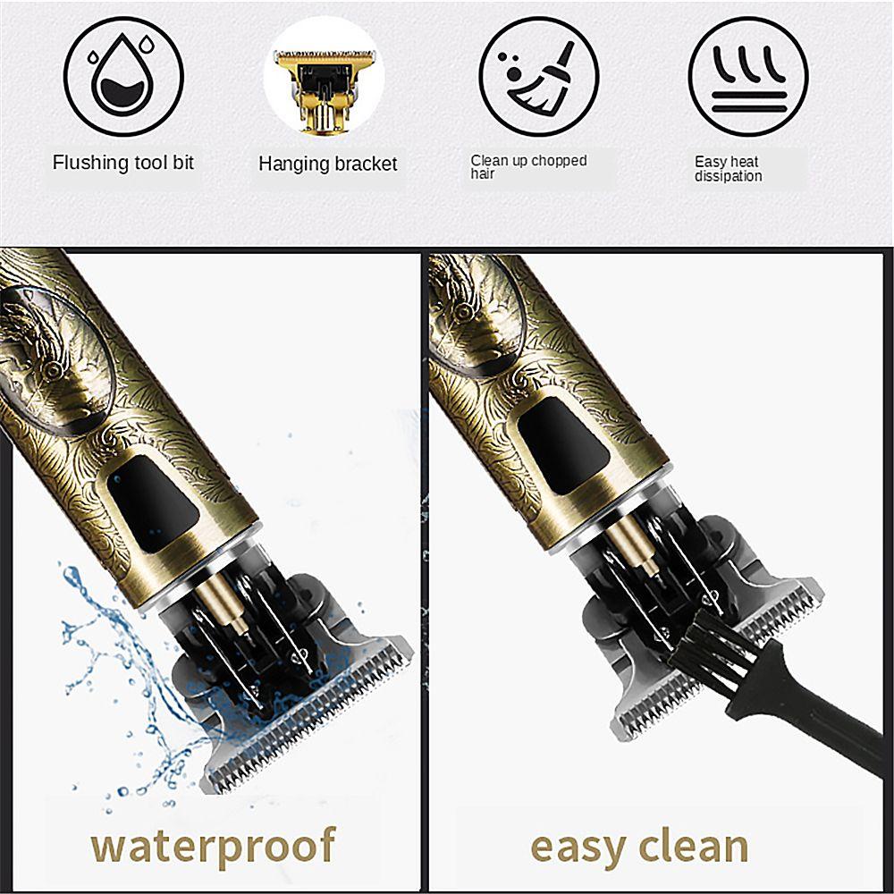 Tông Đơ Cạo Râu Điện Sạc USB Không Dây Cho Nam