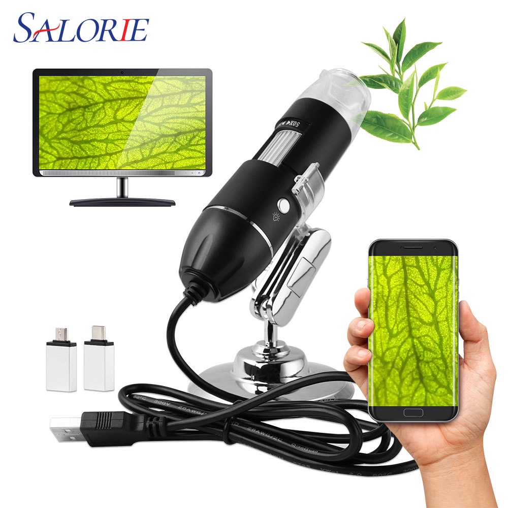 Kính Hiển Vi Điện Tử Có Đèn LED Kỹ Thuật Số HD Chuyên Dụng Cho Tiệm Salon Làm Đẹp