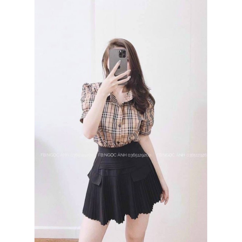 Áo sơ mi BBR tay phồng