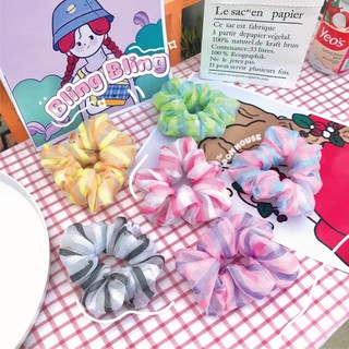 Cột tóc nhiều màu - scrunchies Bling Bling