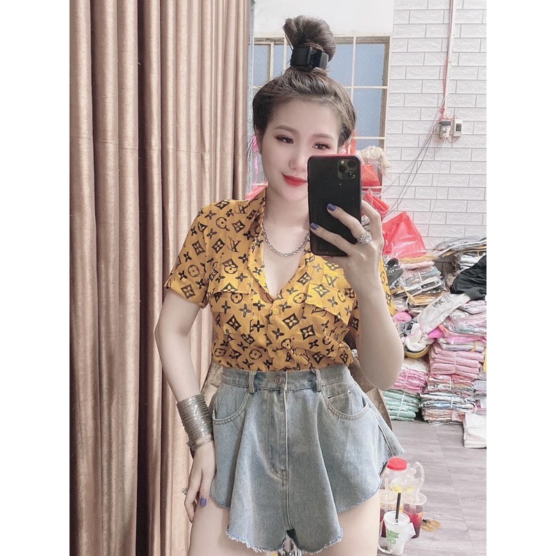 SƠ MI HOẠ TIẾT CHỮ TÚI HỘP | BigBuy360 - bigbuy360.vn