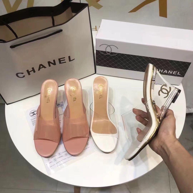 Xuồng Mica tag gót quai trong bản to