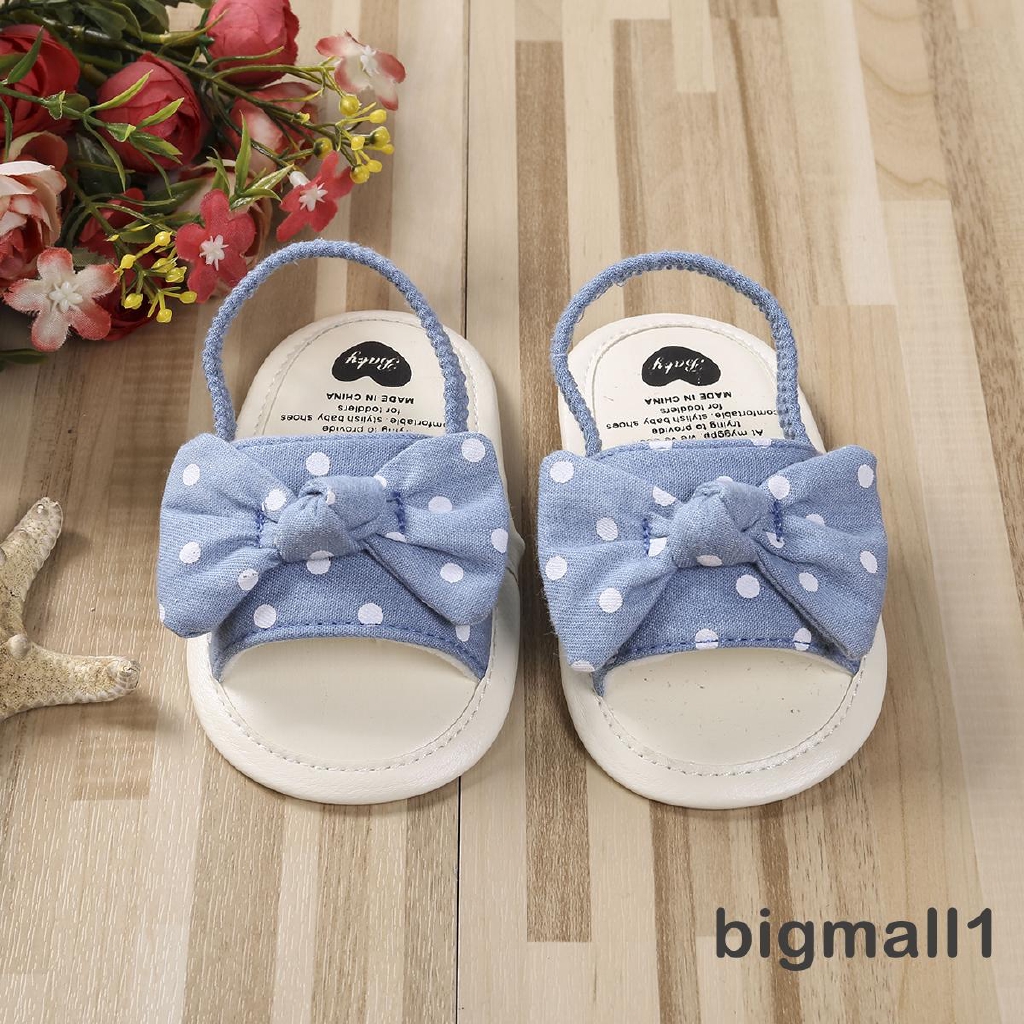 Giày sandal quai nơ cho bé tập đi
