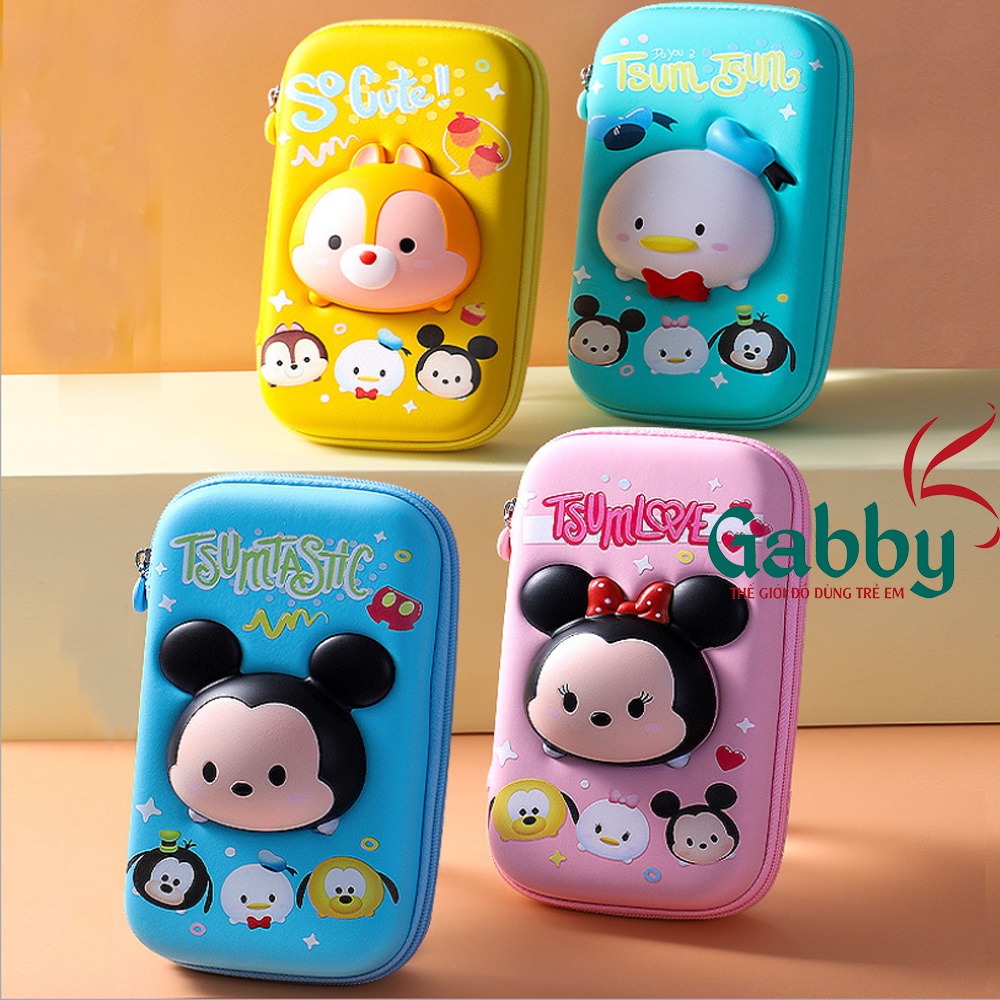 HỘP BÚT SQUISHY D.I.S.N.E.Y CHỐNG THẤM NƯỚC (MINNIE/ MICKEY/ POOH/ DONALD)