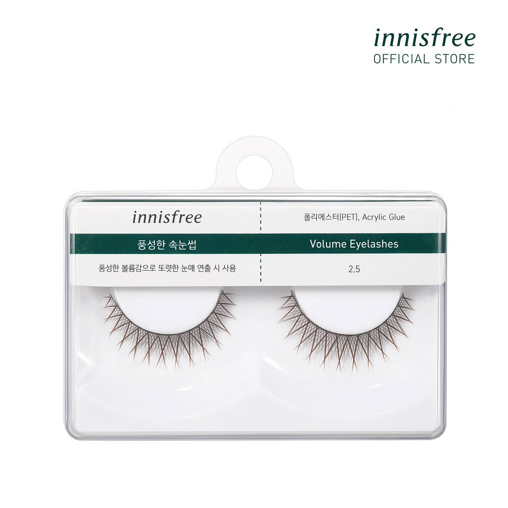 [Mã COSIF03 giảm 10% đơn 400K] Lông mi giả làm dày mi innisfree Volume Eyelashes (1 bộ)