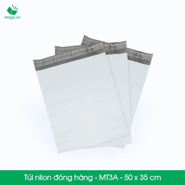 MT3A - 50x35 cm - 200 túi nilon 2 lớp đóng hàng thay thùng hộp carton