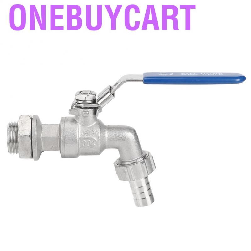 Vòi nước inox kích thước 1/2 inch với thanh van bi 13mm